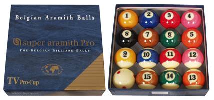 ARAMITH TV PRO CUP - Set Billard Kugeln - Ø 57,2 mm