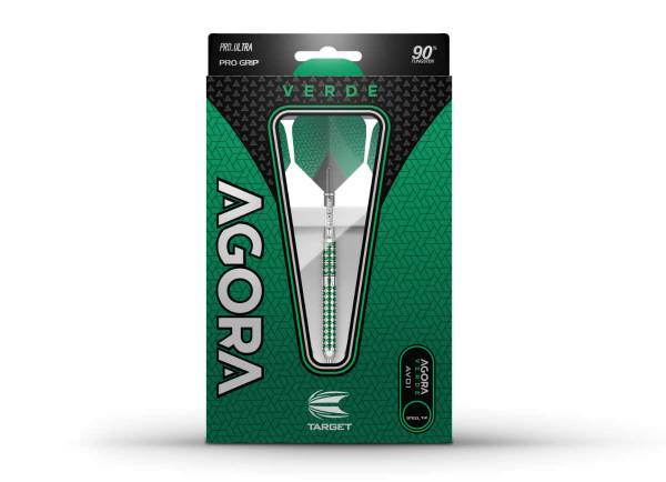 TARGET AGORA VERDE AV01 - Steel Darts - 22g (+/- 0.05g) - 90% T