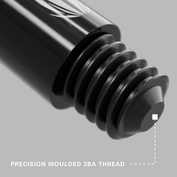 TARGET PRO GRIP - BLACK - MEDIUM - 9 Stück Dart Shafts