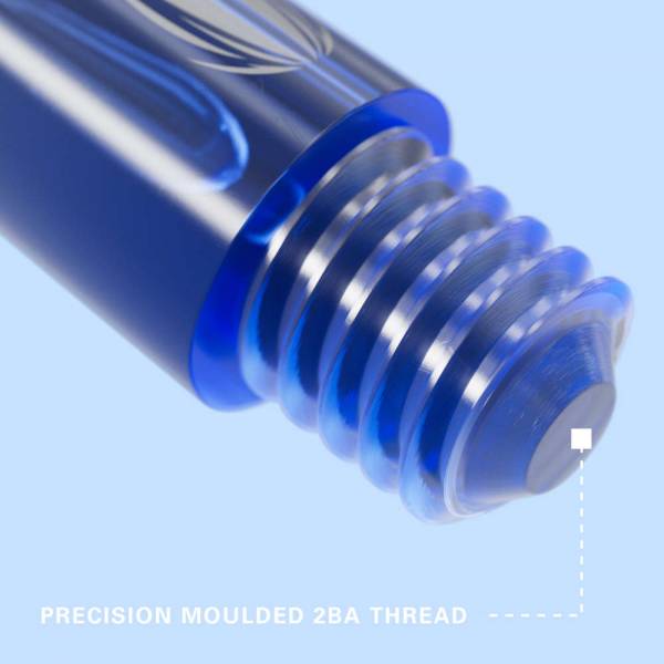 TARGET PRO GRIP VISION - BLUE - INTERMEDIATE - 9 Stück Dart Shafts