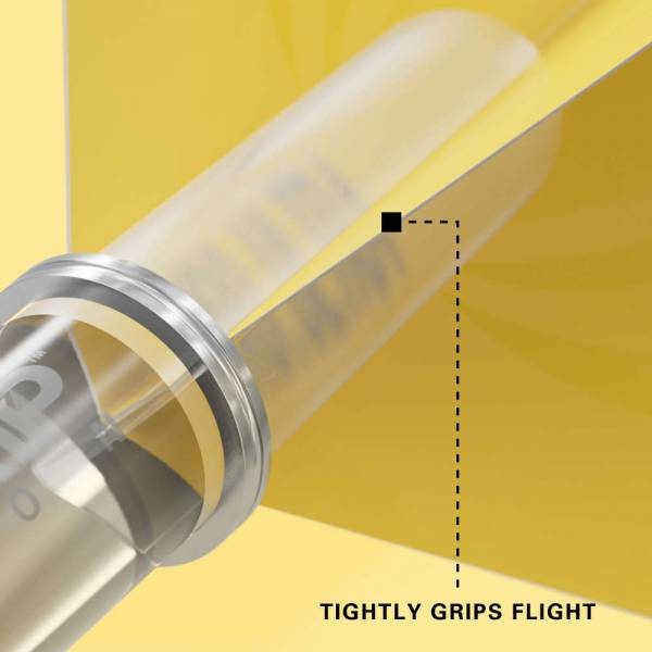 TARGET PRO GRIP VISION - YELLOW - MEDIUM - 9 Stück Dart Shafts