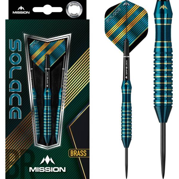 MISSION SOLACE - Steel Darts - 24g - Laiton