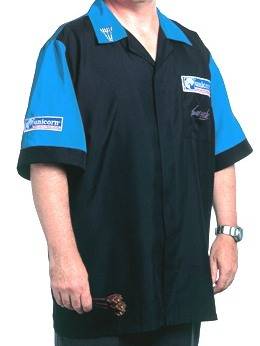 UNICORN DART SHIRT - Schwarz & Blau
