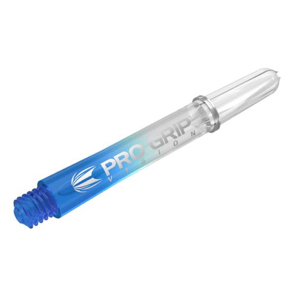 TARGET PRO GRIP VISION - BLUE - SHORT - 9 Stück Dart Shafts