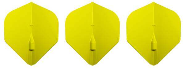 L-Style Flight EZ L1 Yellow - 3 Stück - passend zu L-Shaft Straight