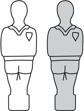 GARLANDO G-500 APPLE GREEN - Tischfussball