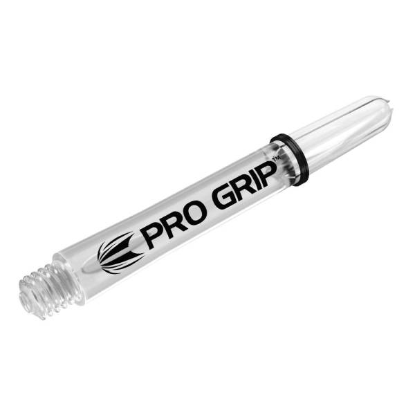 TARGET PRO GRIP - CLEAR - SHORT - 9 Stück Dart Shafts