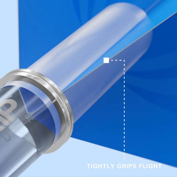 TARGET PRO GRIP VISION - BLUE - SHORT - 9 Stück Dart Shafts