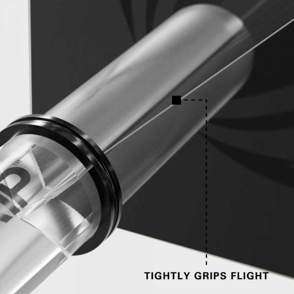 TARGET PRO GRIP - CLEAR - SHORT - 9 Stück Dart Shafts