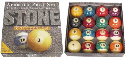ARAMITH STONE - Set Billard Kugeln - Ø 57,2 mm
