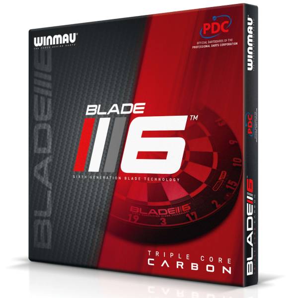 Winmau Blade 6 Triple Core Carbon - Offizielles Dartboard der PDC