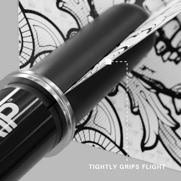 TARGET PRO GRIP - BLACK - MEDIUM - 9 Stück Dart Shafts