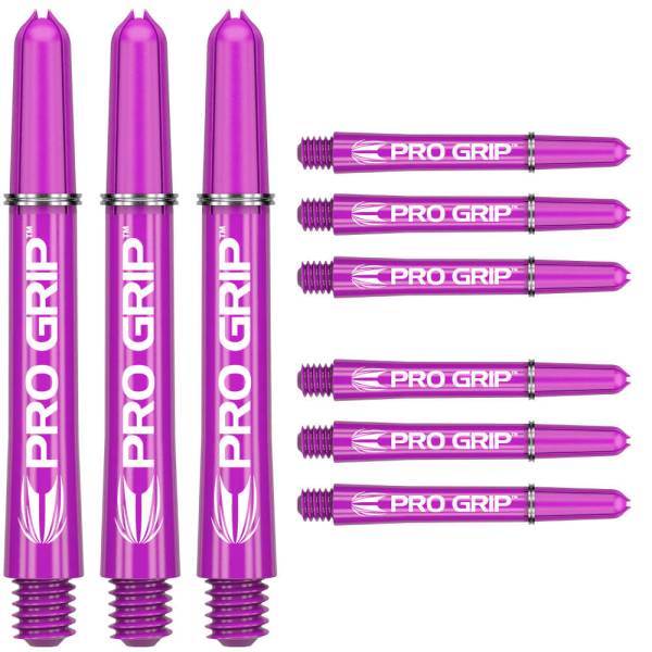 TARGET PRO GRIP - PURPLE - MEDIUM - 9 pieces dart shafts