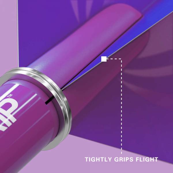 TARGET PRO GRIP - PURPLE - SHORT - 9 Stück Dart Shafts