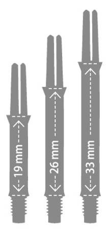 L-Style L-SHaft Straight - EMERALD 260 - INTERMEDIATE - 3 Stück - passend zu L-Flight EZ L1