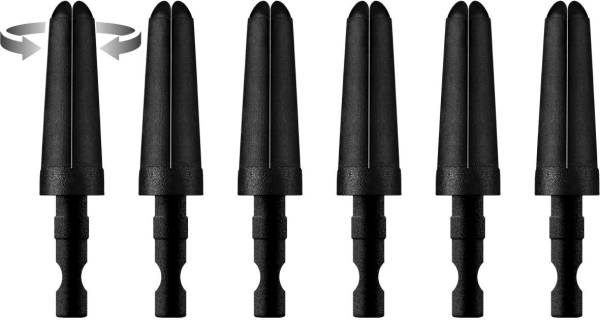 HARROWS Carbon 360 - Shafts - MIDI (40 mm) - 3 Stück